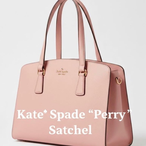 Kate Spade “Perry” Lg Saffiano Satchel Bag - Picture 3 of 9